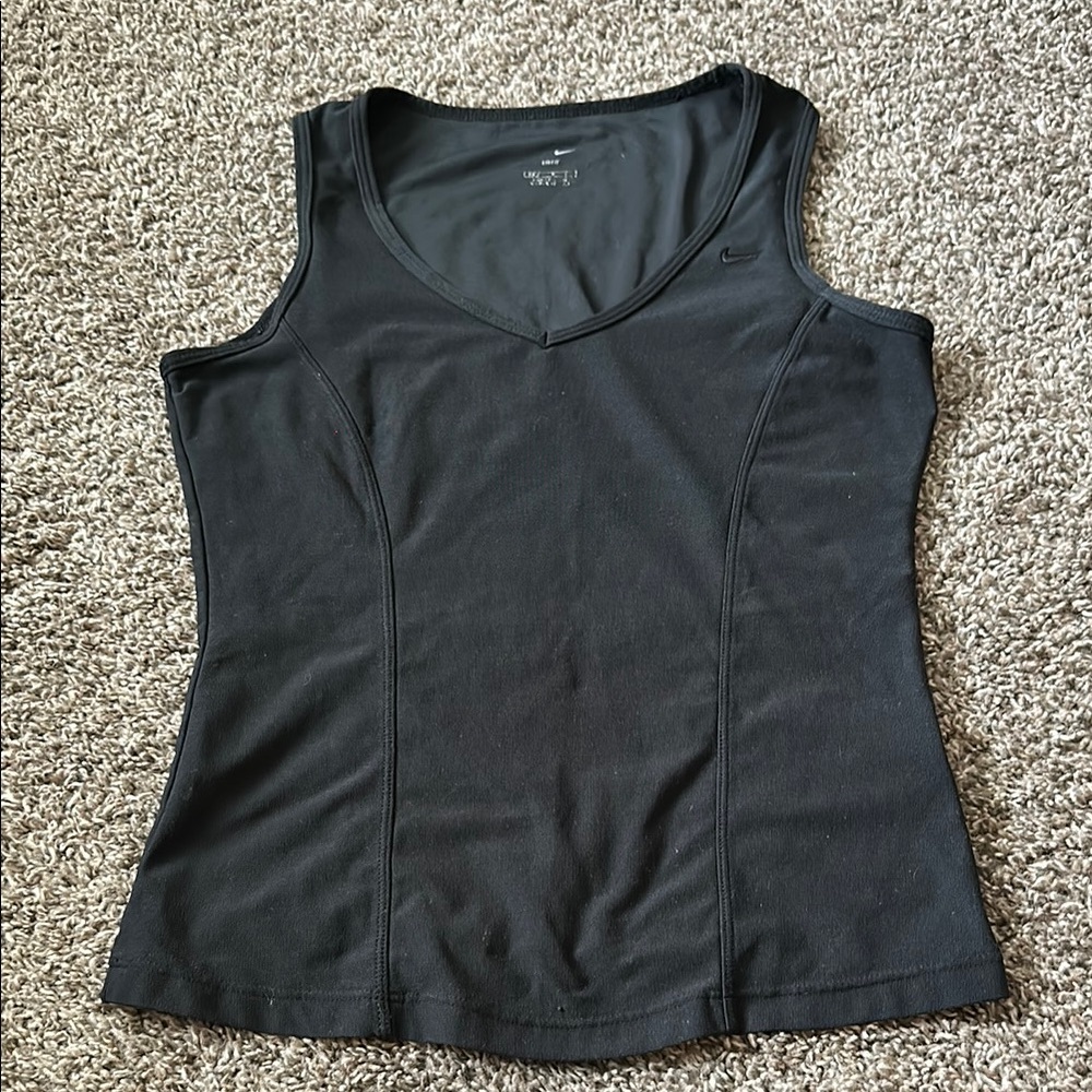 Nike Women's Black V-Neck Top